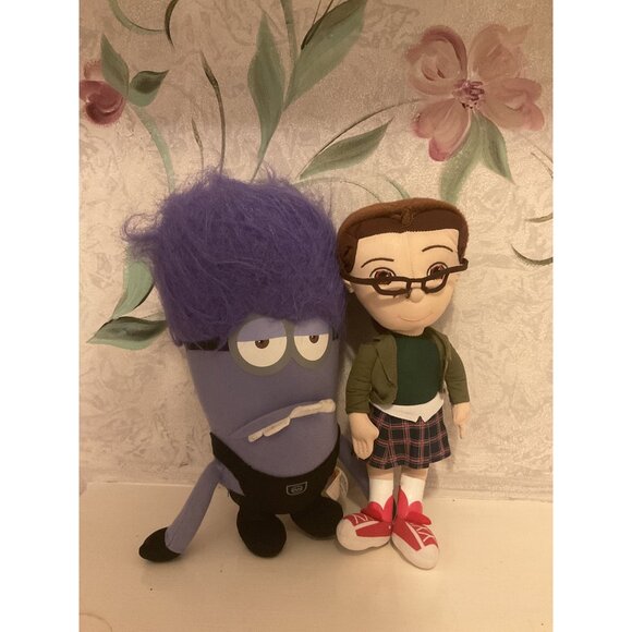 Despicable Me Evil Minion & Margo Plush Stuffed Toy Bundle - Picture 1 of 9